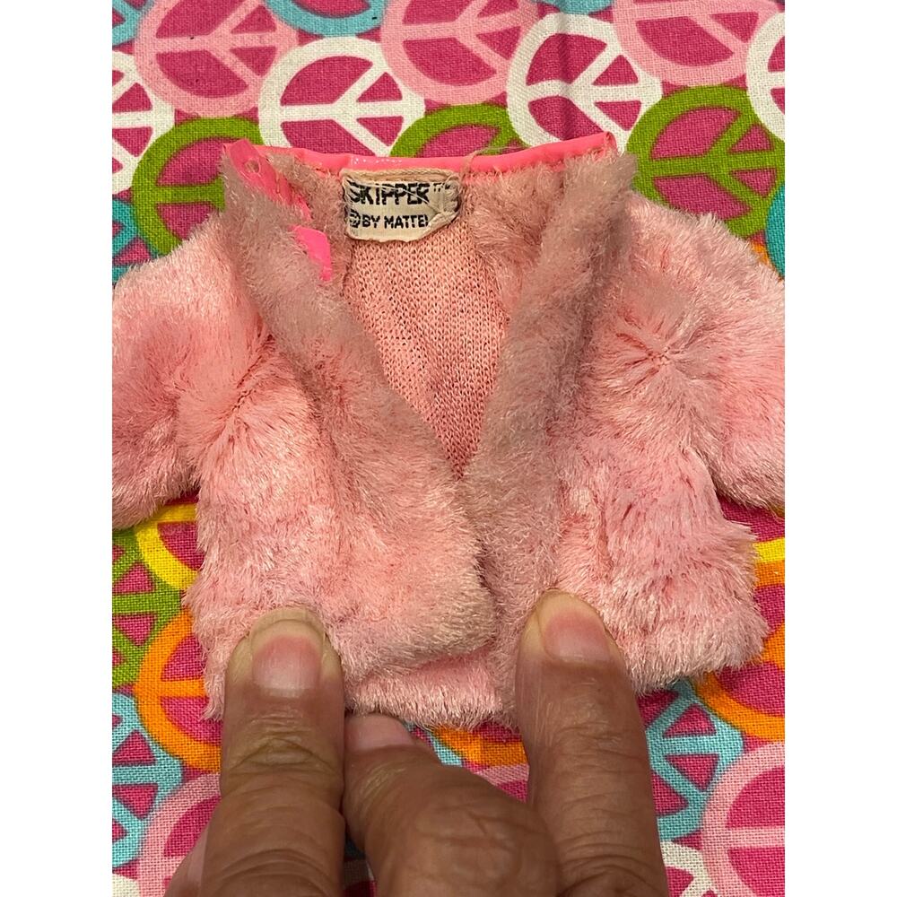 Vintage Mattel Barbie Skipper Doll Pink TAGGED Jacket AS IS